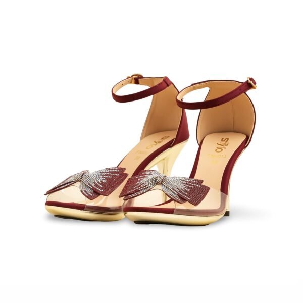 Red Fancy Bridal Sandal FN6043 - view 2