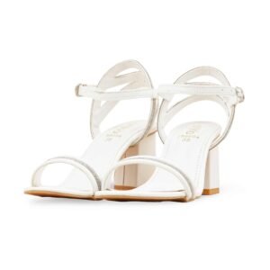 White Fancy Sandal For Women FN6094 - view 2