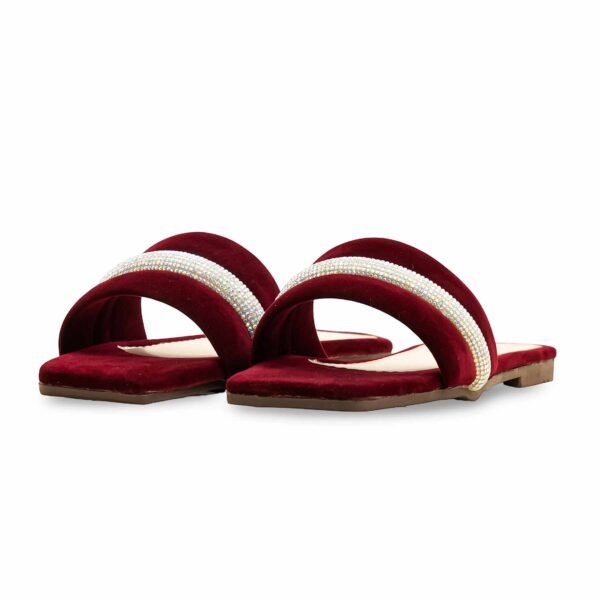 Maroon Casual Slipper For Ladies CL2100 - view 2