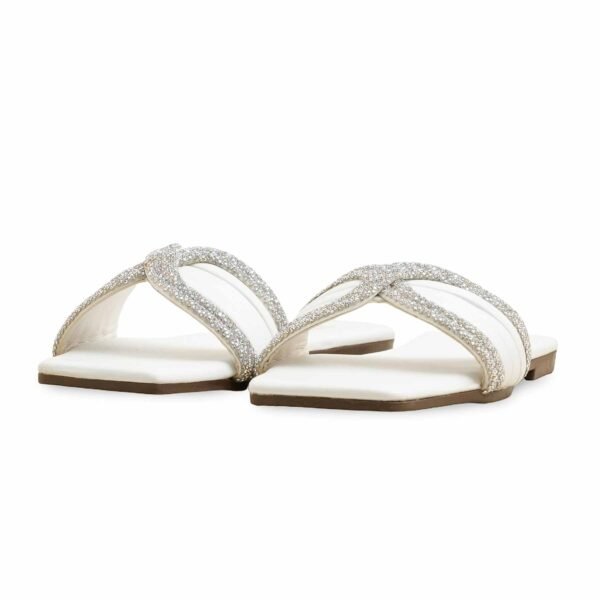 White Casual Slipper CL2093 - view 2
