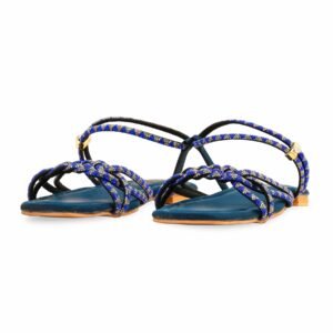Blue Fancy Sandal FN6139 - view 2
