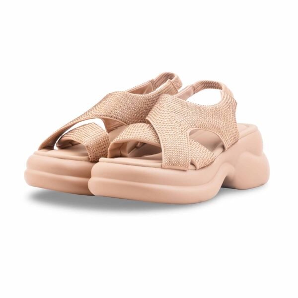Beige Formal Sandal For Ladies PU0746 - view 2
