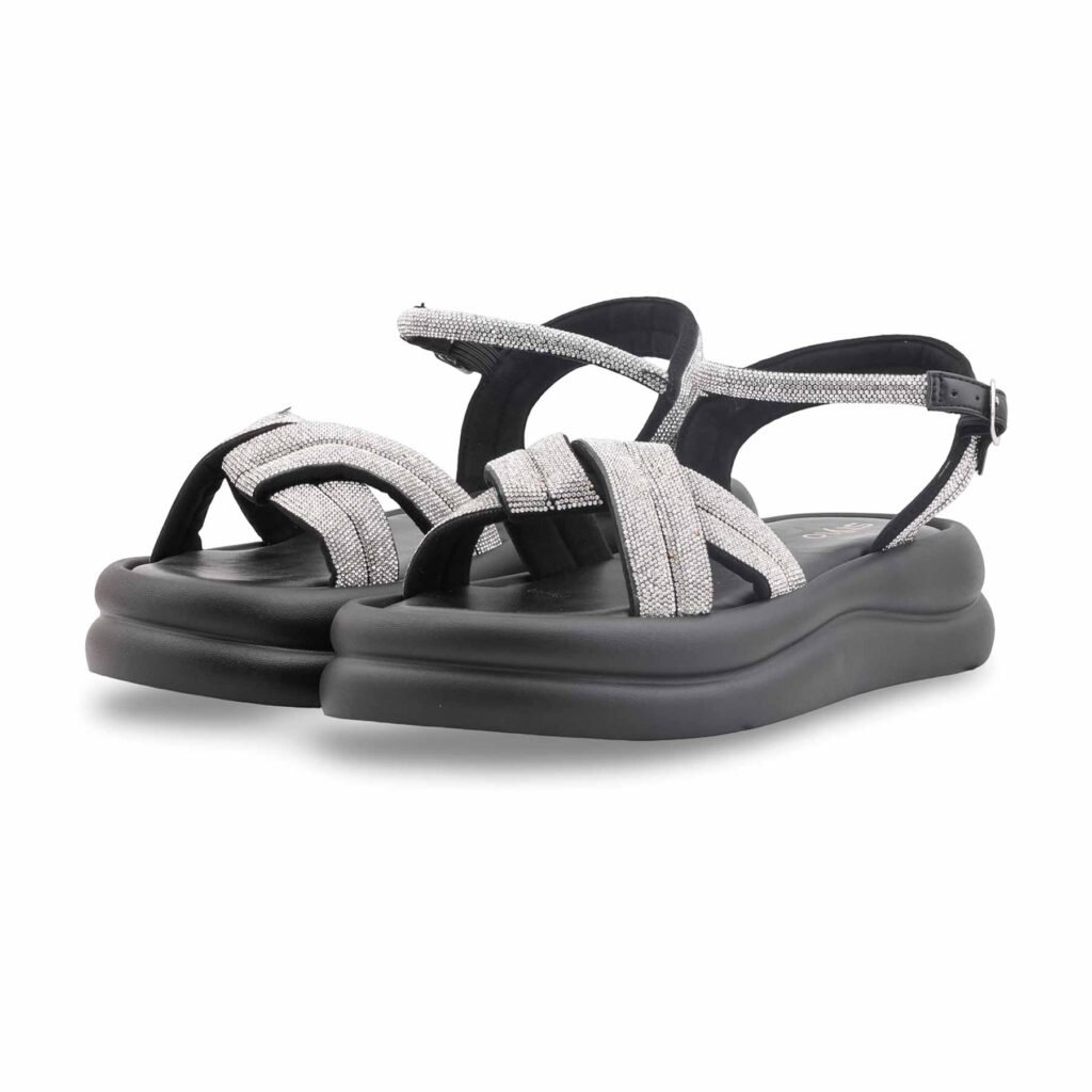 Black Formal Sandal For Women PU0744 - view 2