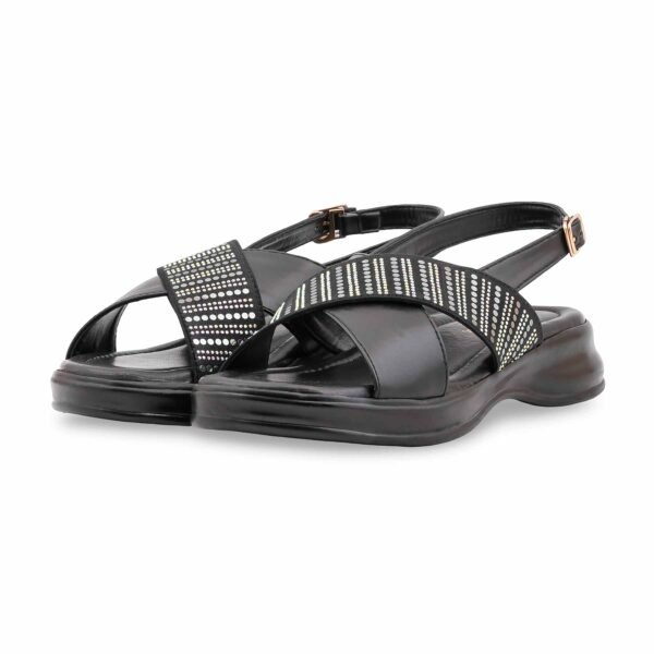 Black Formal Sandal For Women PU0649 - view 2