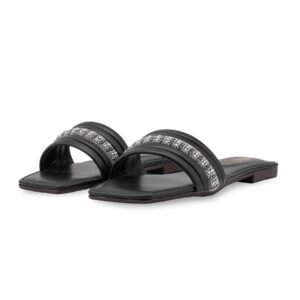 Black Casual Women Slipper CL2239 - view 2