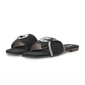 Black Casual Women Slipper CL2182 - view 2
