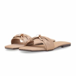Beige Casual Slipper For Women CL2282 - view 2