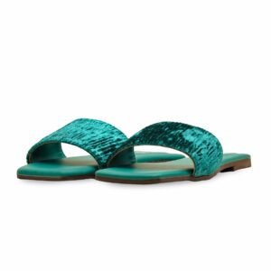 Green Casual Slipper For Women CL2127 - view 2