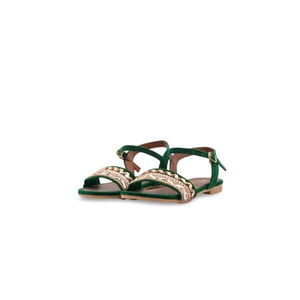Girls Green Formal Sandal KD5882 - view 2