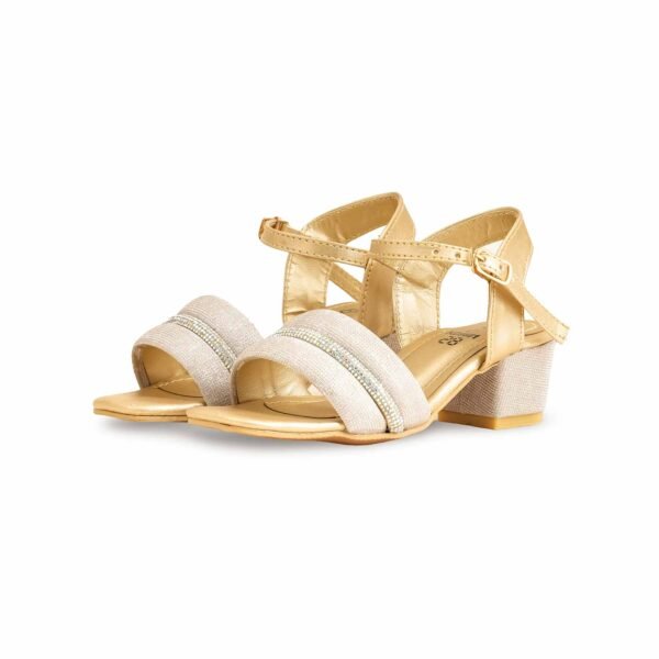 Girls Golden Fancy Sandal KD9881 - view 2