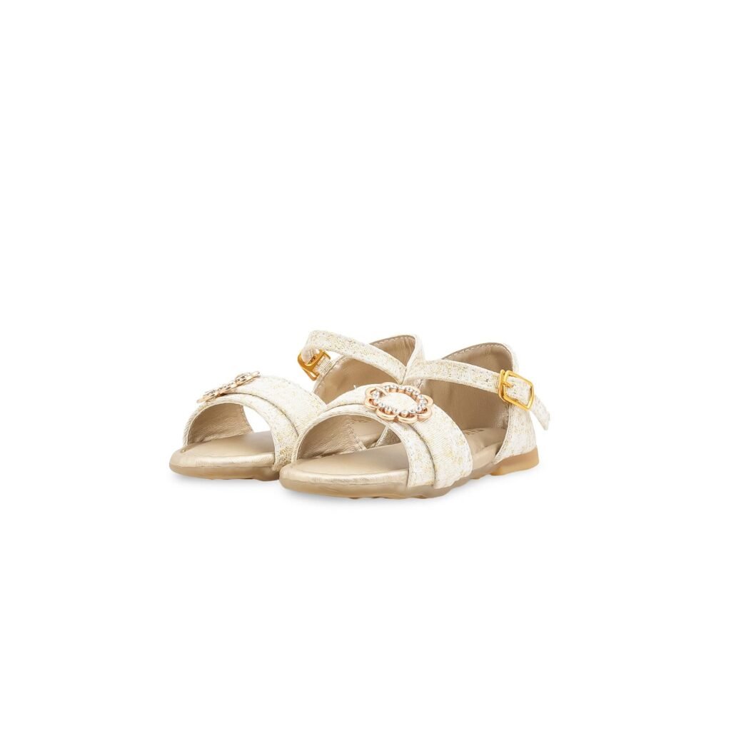 Girls Golden Formal Sandal KD5807 - view 2