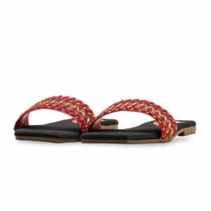 Maroon Casual Slipper CL2136 - view 2