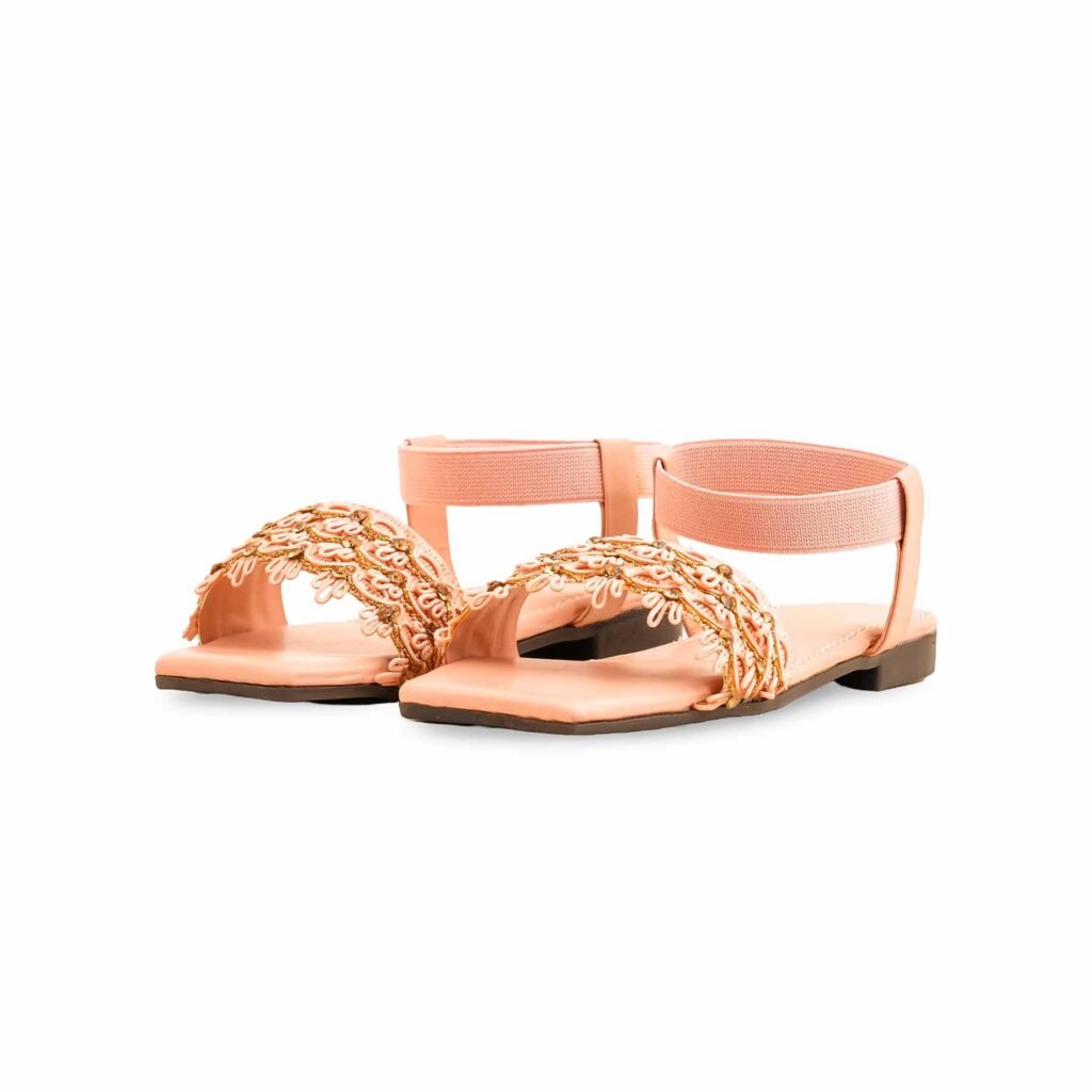 Girls Pink Casual Sandal KD9876 - view 2