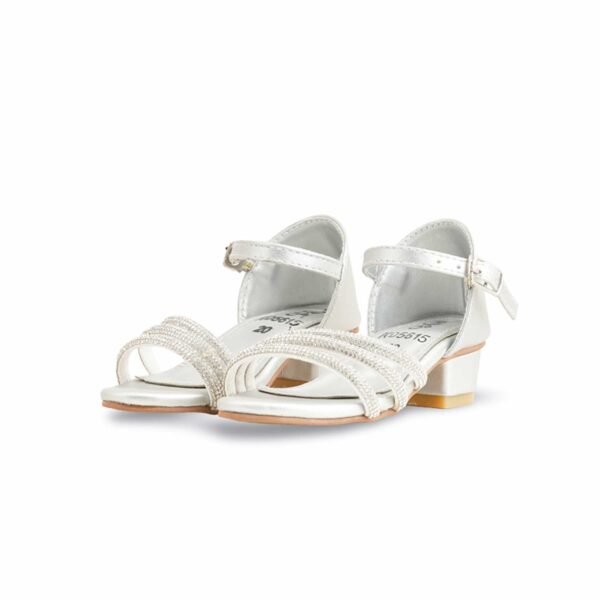 Girls Silver Fancy Sandal KD5615 - view 2