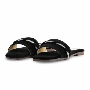 Black Casual Slipper For Women CL1973 - view 2
