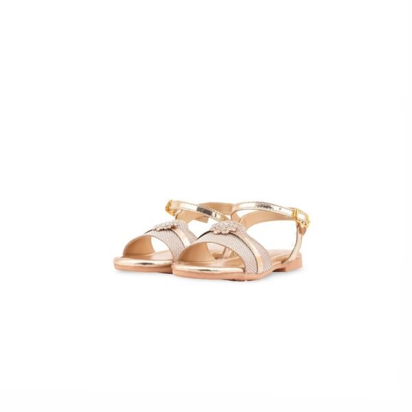 Girls Golden Fancy Sandal KD5842 - view 2