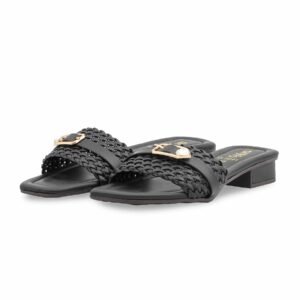 Black Casual Women Slipper CL2241 - view 2