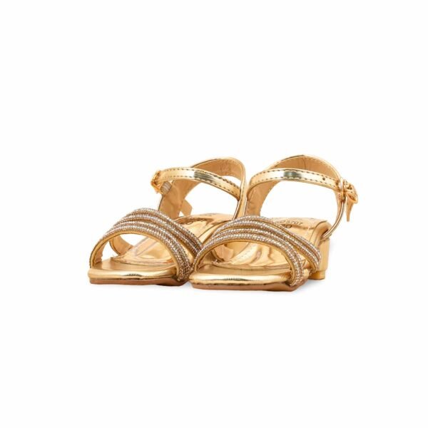 Girls Golden Fancy Sandal KD5707 - view 2