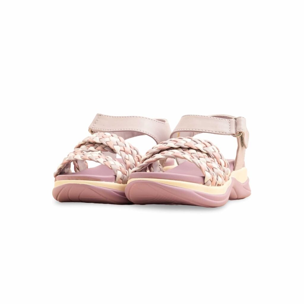 Girls Purple Formal Sandal KD5694 - view 2