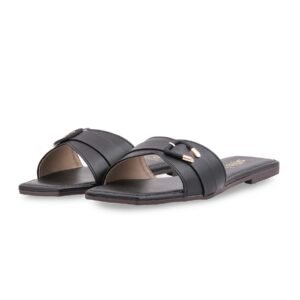 Black Casual Slipper For Women CL2293 - view 2