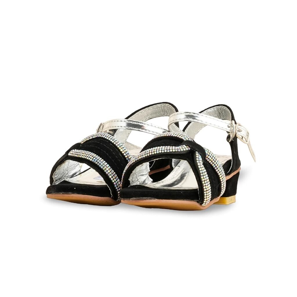 Girls Black Formal Sandal KD5706 - view 2