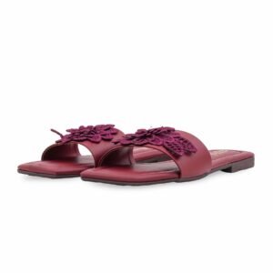 Maroon Casual Slipper For Women CL2272 - view 2