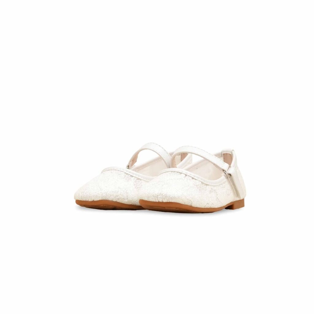 Girls White Casual Pumps KD2464 - view 2