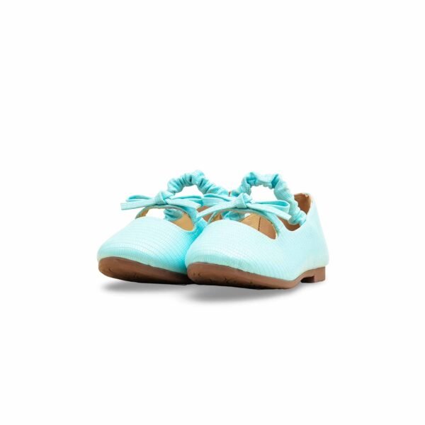 Girls Sky Blue Casual Pumps KD2641 - view 2