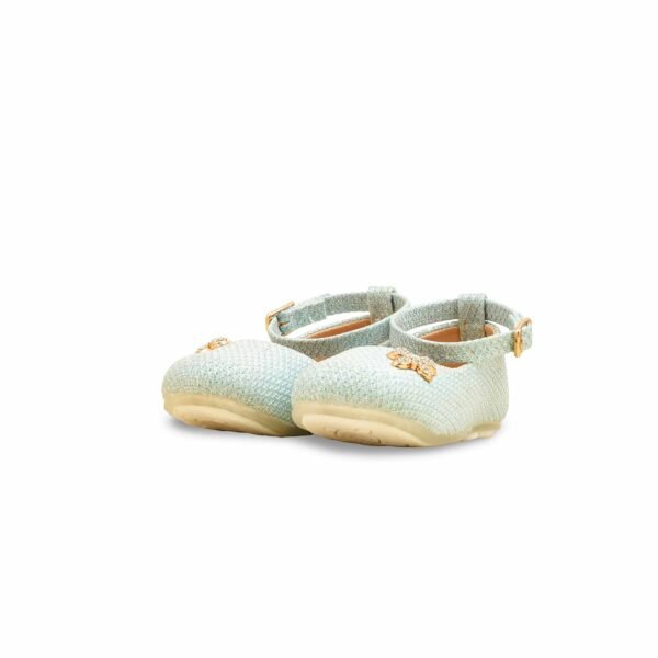 Girls Sky Blue Fancy Pumps KD2635 - view 2