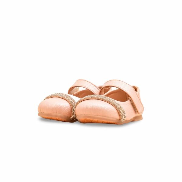 Girls Pink Fancy Pumps KD2634 - view 2