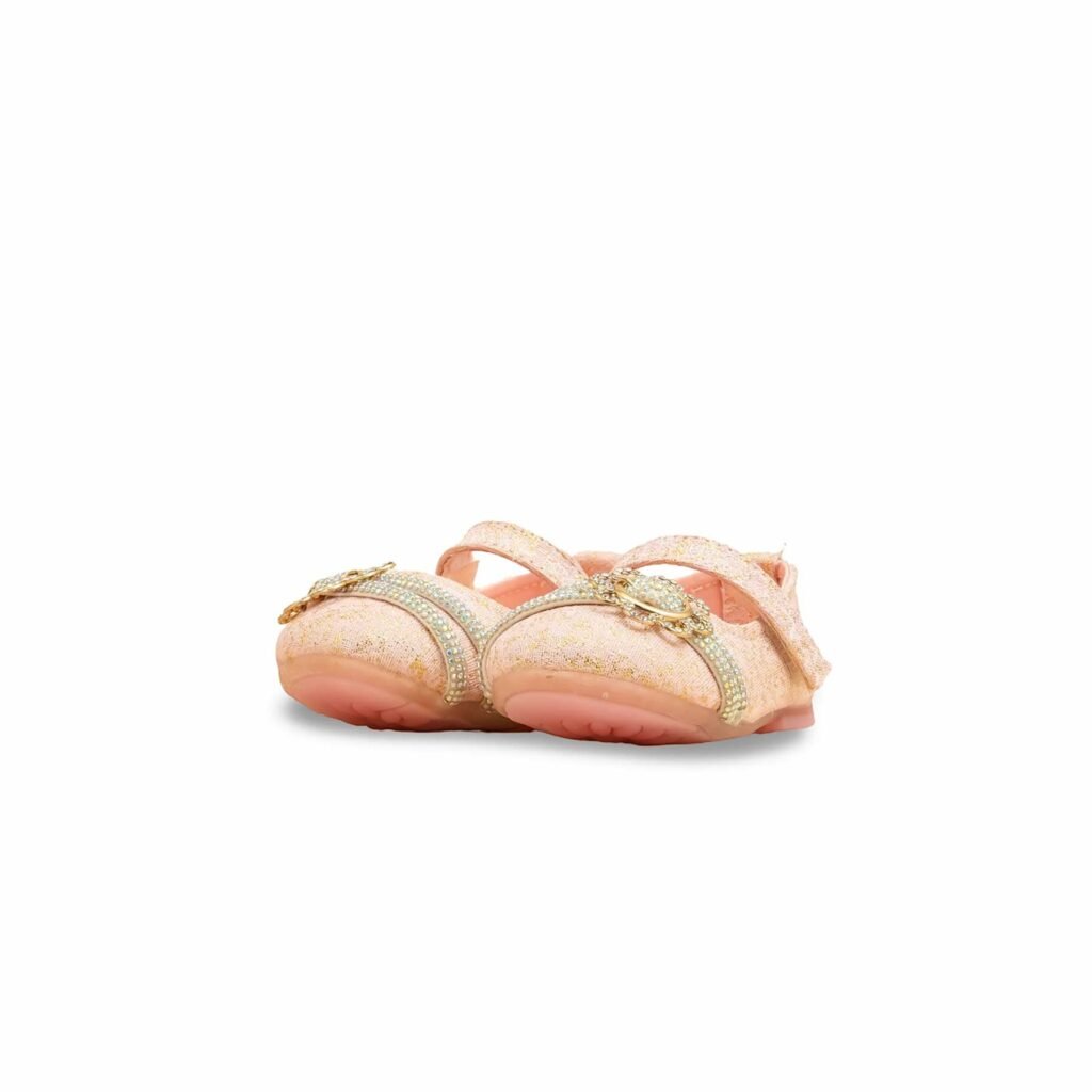 Girls Pink Fancy Pumps KD2532 - view 2