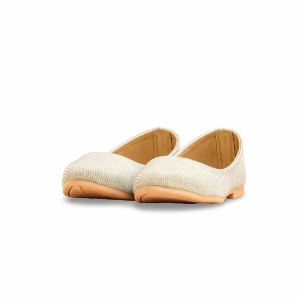 Girls Golden Fancy Pumps KD2487 - view 2