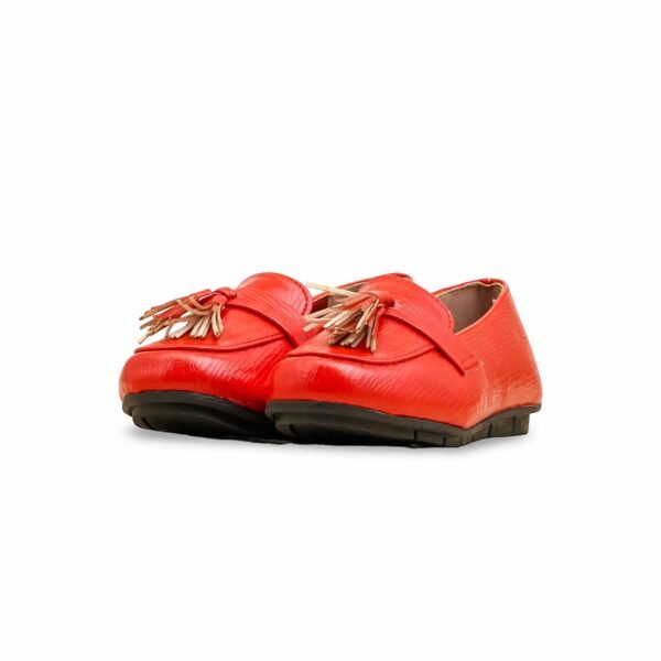 Girls Red Formal Pumps KD2642 - view 2