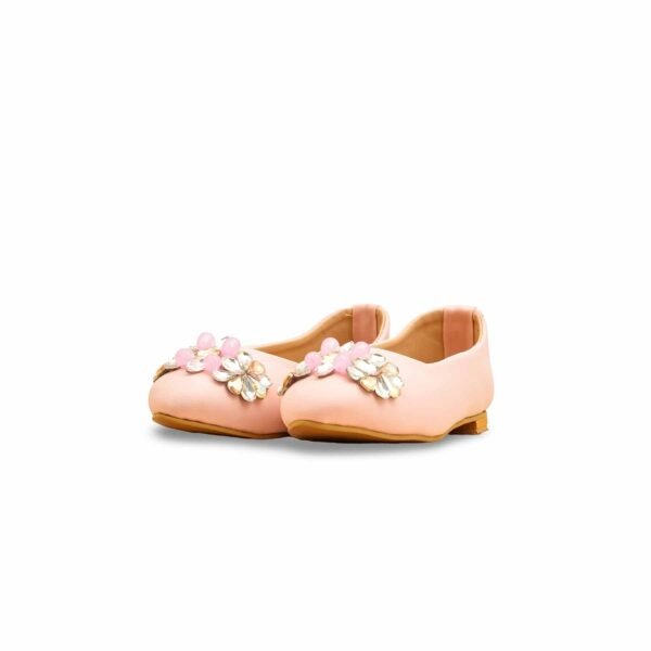Girls Pink Formal Pumps KD2550 - view 2