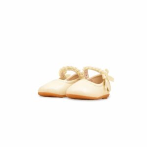 Girls Beige Formal Pumps KD2458 - view 2