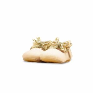 Girls Golden Fancy Pumps KD2594 - view 2