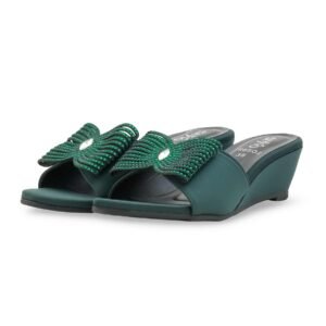 Green Formal Slipper For Women FR8502 - view 2