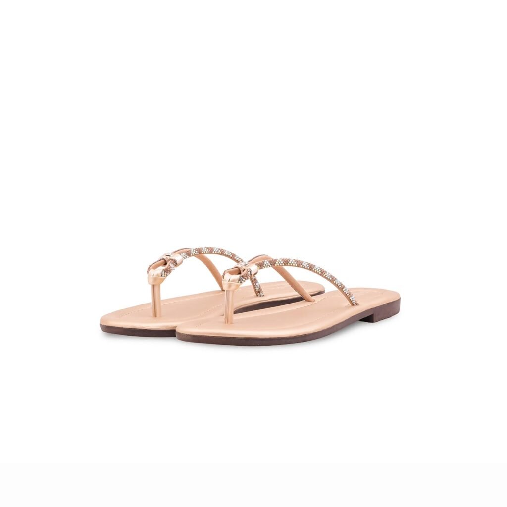 Girls Golden Fancy Slipper KD5917 - view 2