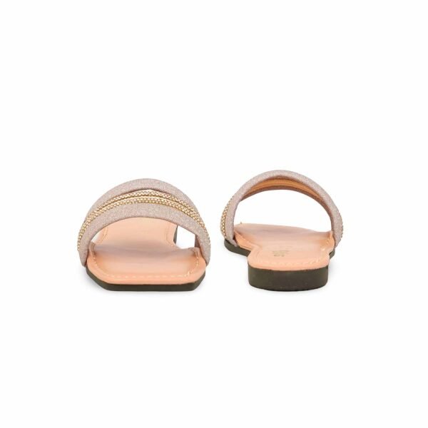 Girls Peach Fancy Slipper KD5580 - view 2