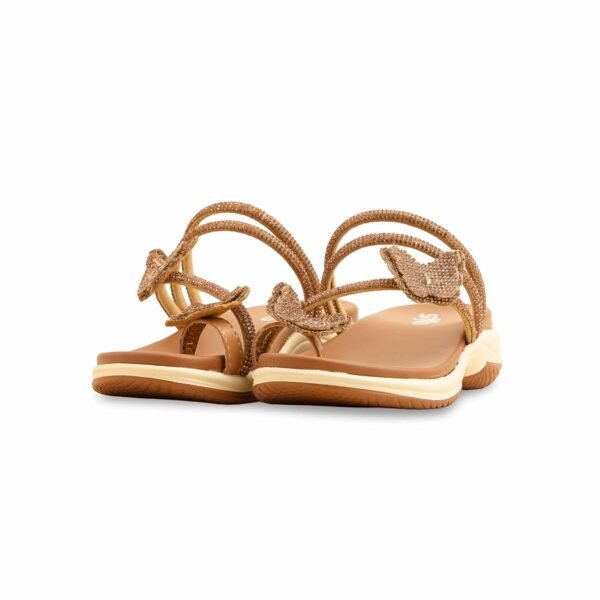 Girls Golden Fancy Slipper KD5717 - view 2