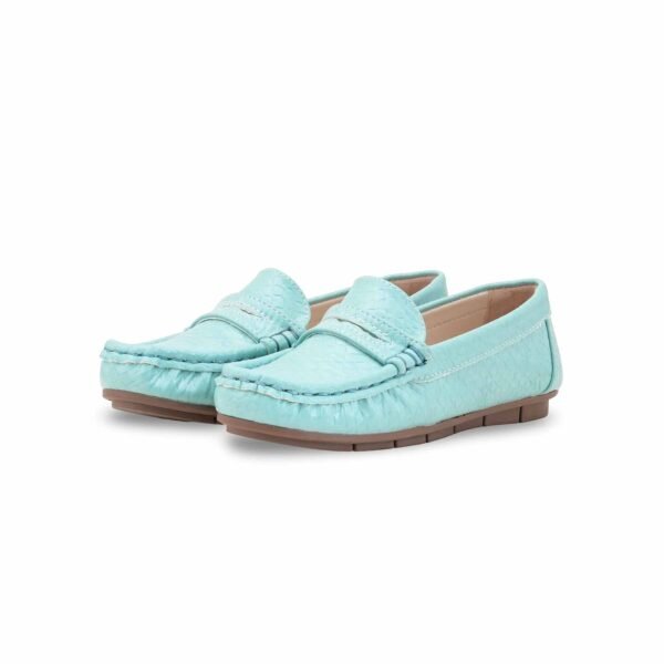 Girls Seagreen Formal Moccasin KD2598 - view 2