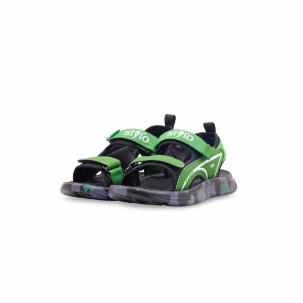 Boys Olive Formal Sandal KD2706 - view 2