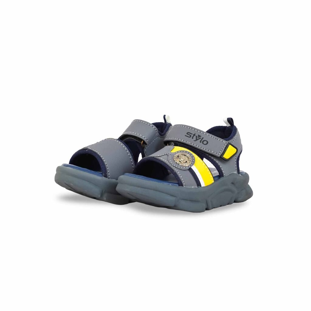 Boys Grey Formal Sandal KD4753 - view 2