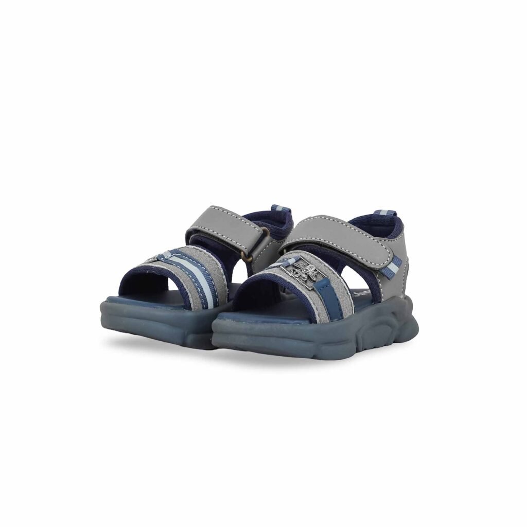 Boys Grey Formal Sandal KD4782 - view 2