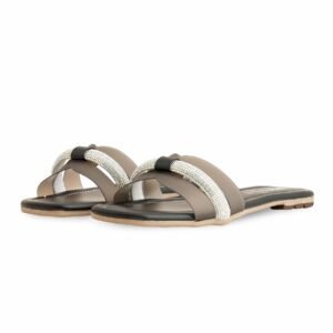 Black Formal Slipper For Women FR8287 - view 2