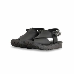 Boys Black Peshawari Chappal KD9958 - view 2