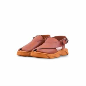 Boys Tan Peshawari Chappal KD4994 - view 2