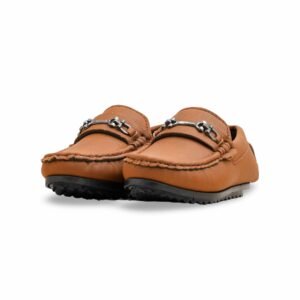 Boys Brown Formal Moccasin KD2504 - view 2