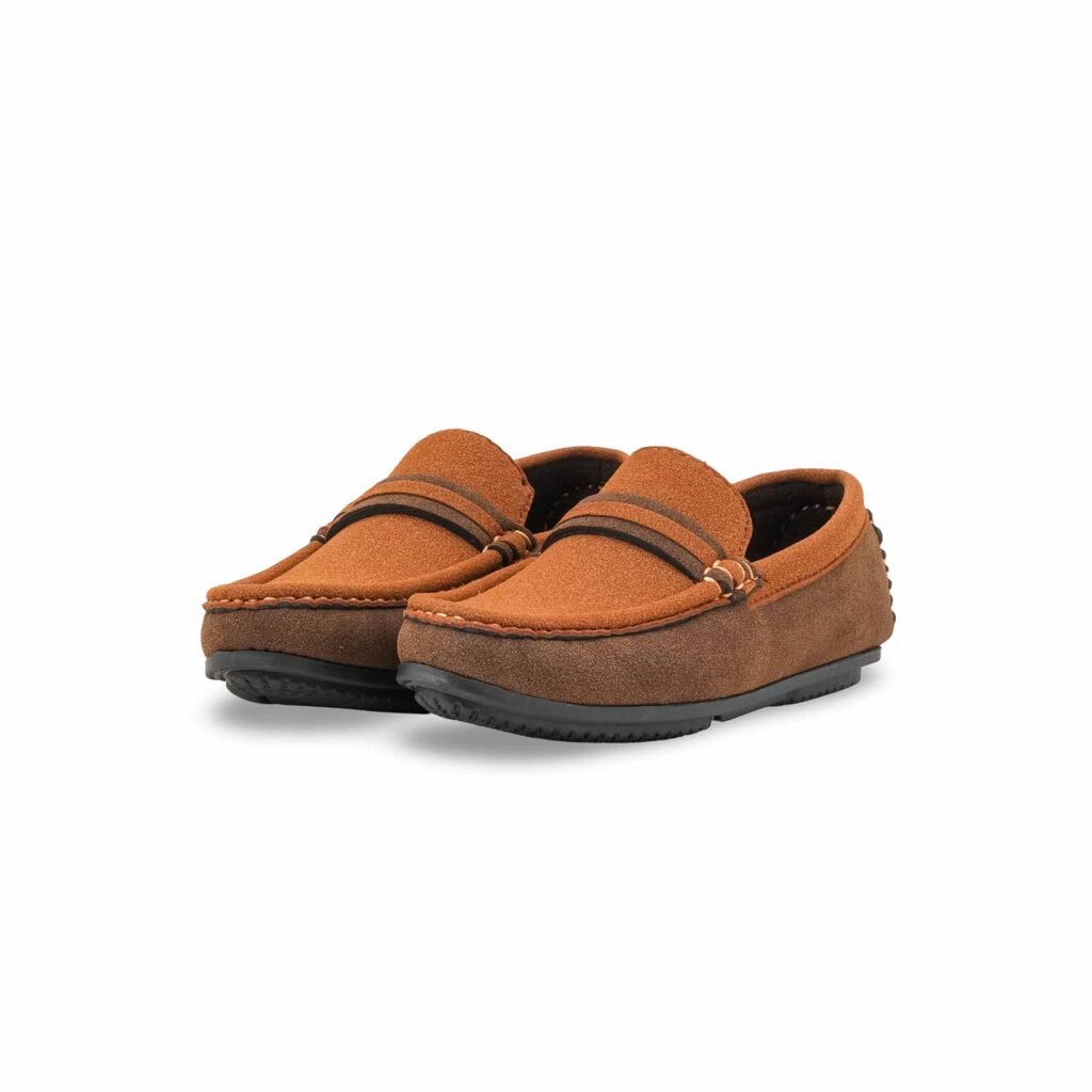 Boys Brown Formal Moccasin KD2516 - view 2