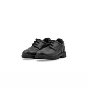 Boys Black Lace Up School Shoes WKS019 - view 2